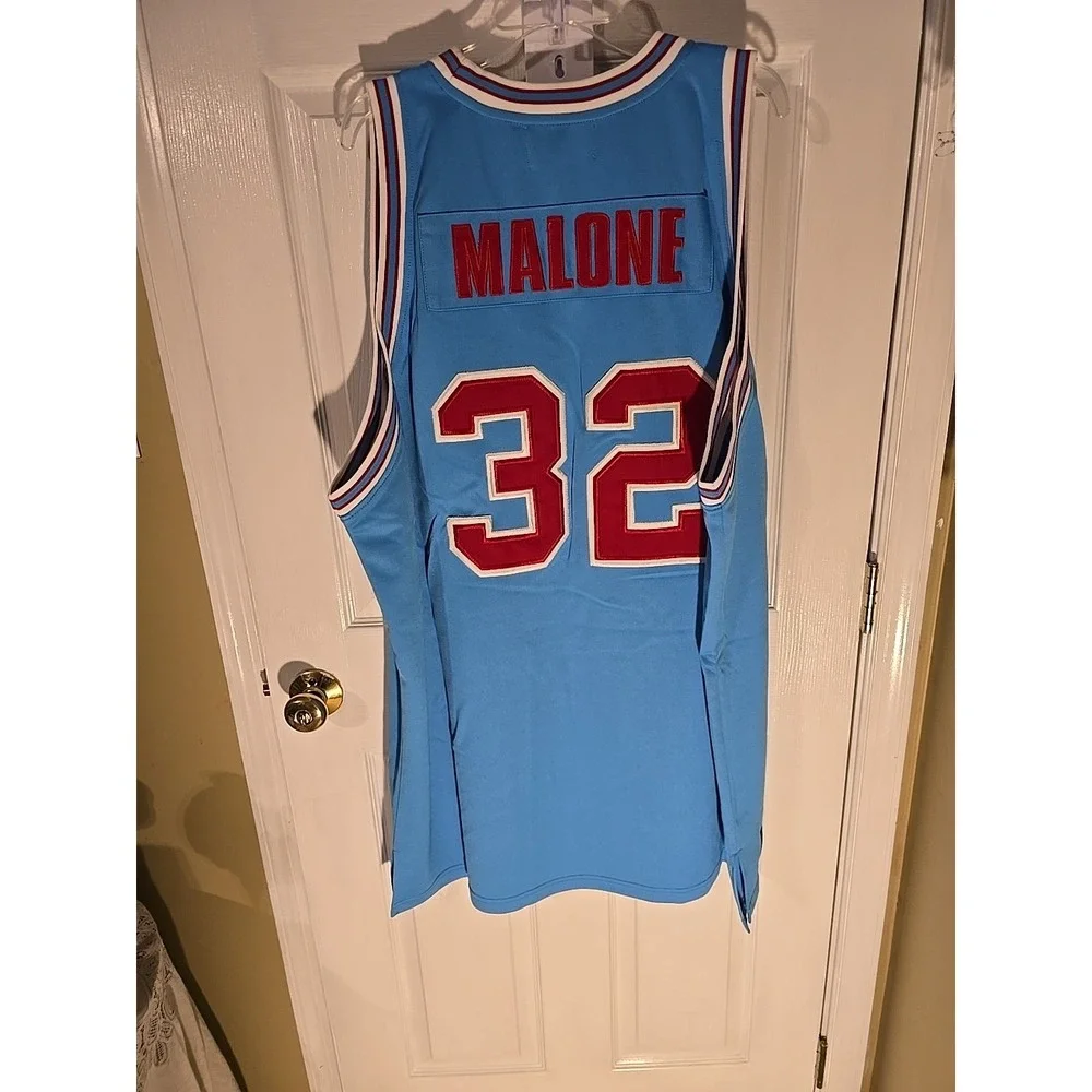 Hardwood Legend Louisiana Tech Bulldogs KARL MALONE 32 Throwback Jersey Mens 4XL - Picture 5 of 6